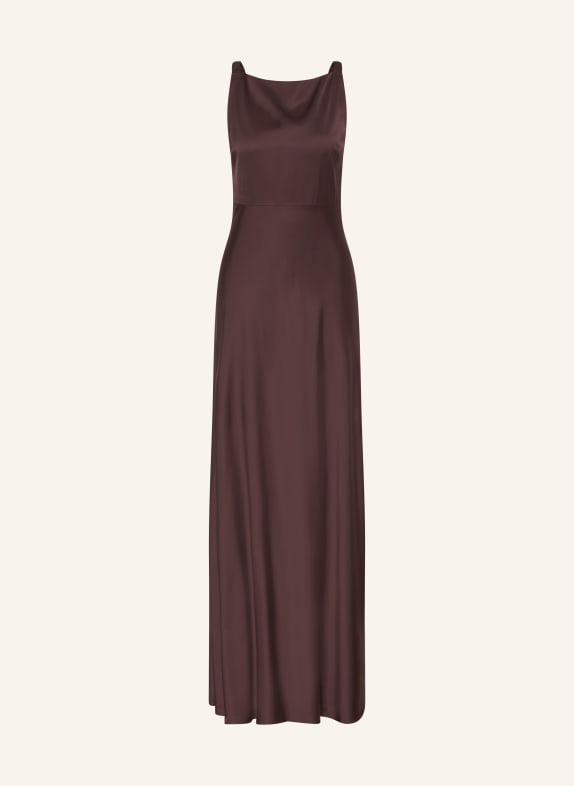 LIU JO Robe en satin MARRON FONCÉ