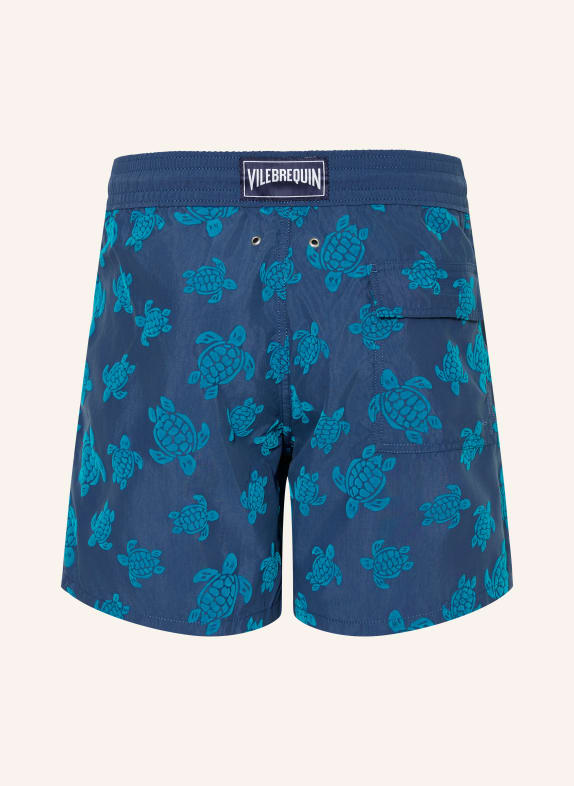 VILEBREQUIN Zwemshort MOOREA BLAUW / TURQUOISE