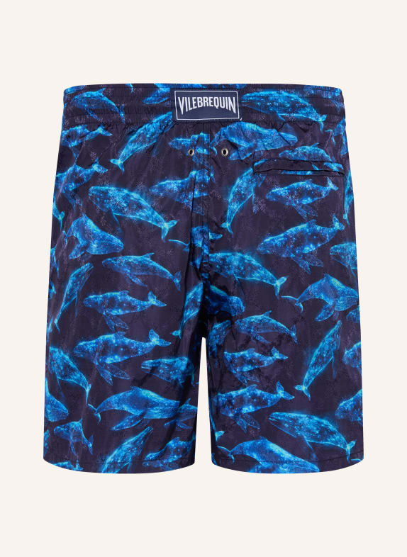 VILEBREQUIN Zwemshort MOOREA BLAUW / TURQUOISE / DONKERBLAUW