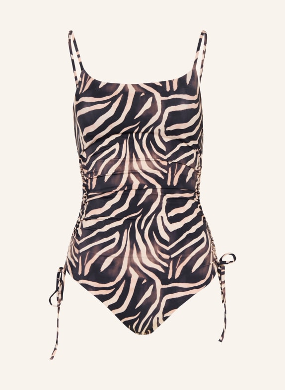 HUGO Maillot de bain FANCY NOIR / ROSE CLAIR