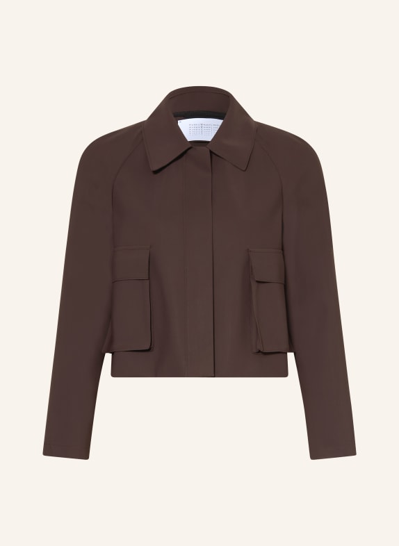 HARRIS WHARF LONDON Kurtka CIEMNOBRĄZOWY