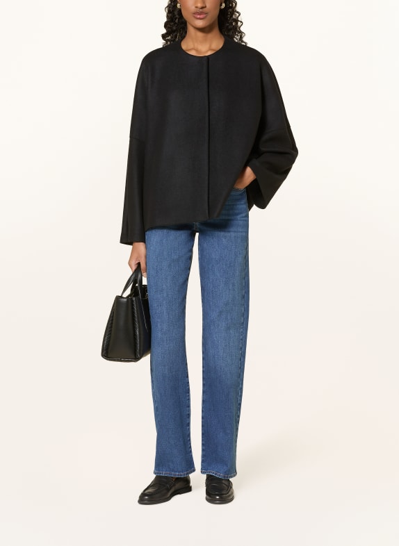 HARRIS WHARF LONDON Kastenjacke SCHWARZ