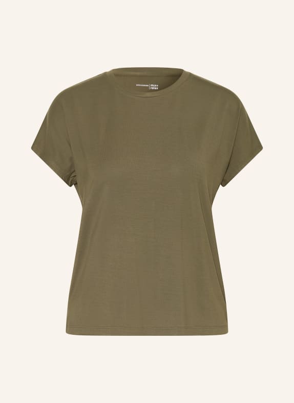 SCHIESSER Schlafshirt OLIV