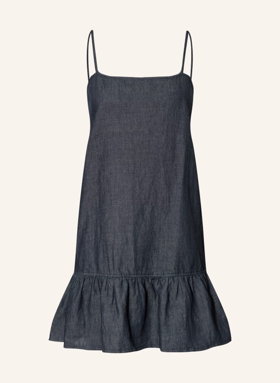 HUGO Jeanskleid KABATI mit Rüschen DUNKELBLAU