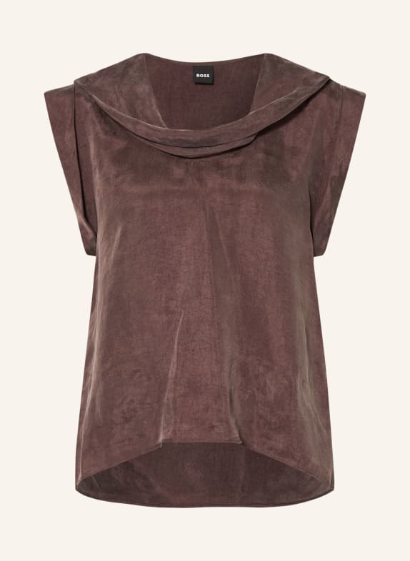 BOSS Koszulka typu bluzka BREMMI BRĄZOWY