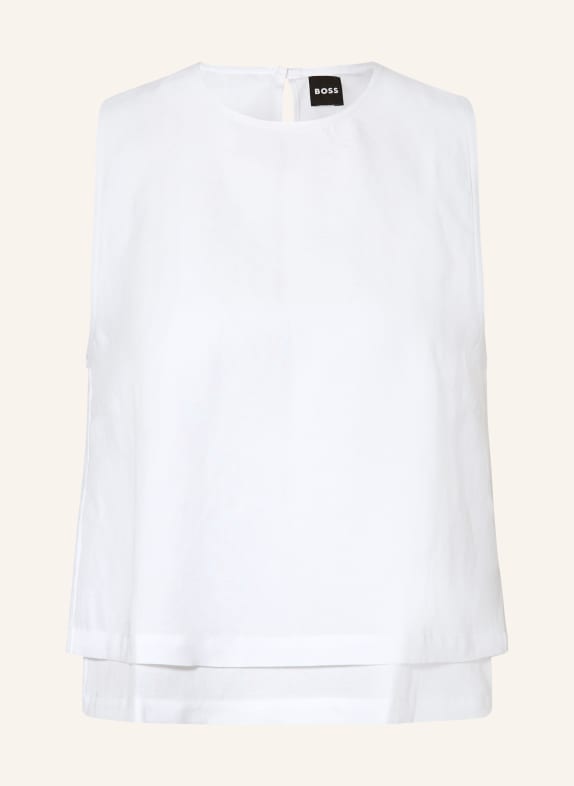BOSS Blusentop BLINY WEISS
