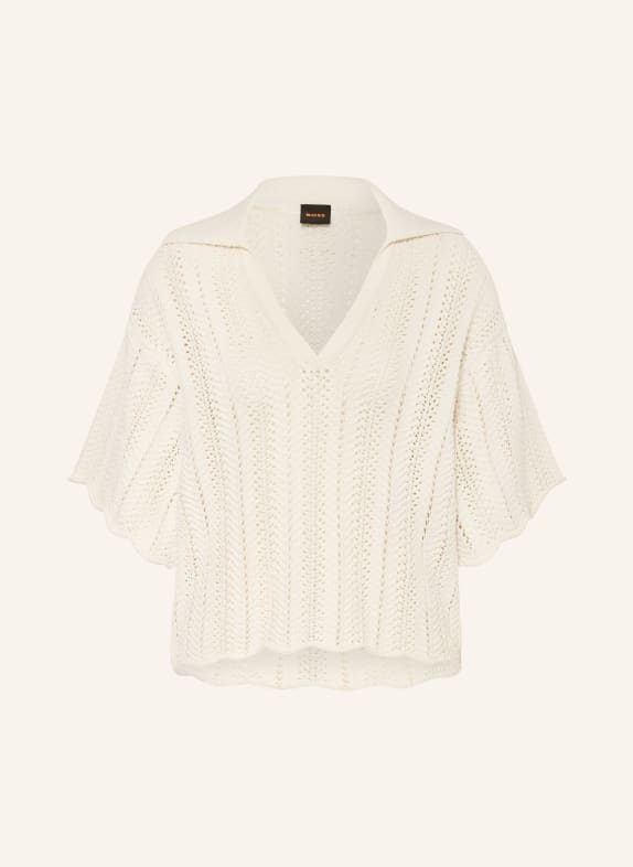 BOSS Strick-Poloshirt FORDEAUX ECRU