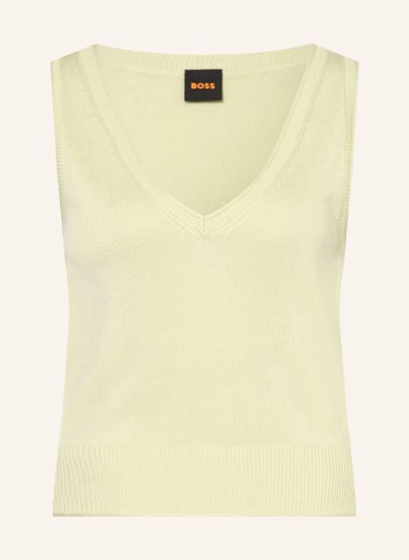 BOSS Stricktop FOMOA HELLGELB