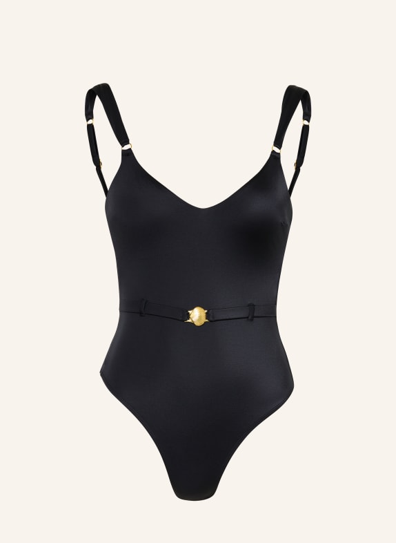 BANANA MOON COUTURE HANEYA CORALISS swimsuit BLACK