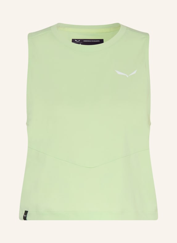 SALEWA Tanktop PEDROC DRY LIGHT LICHTGROEN