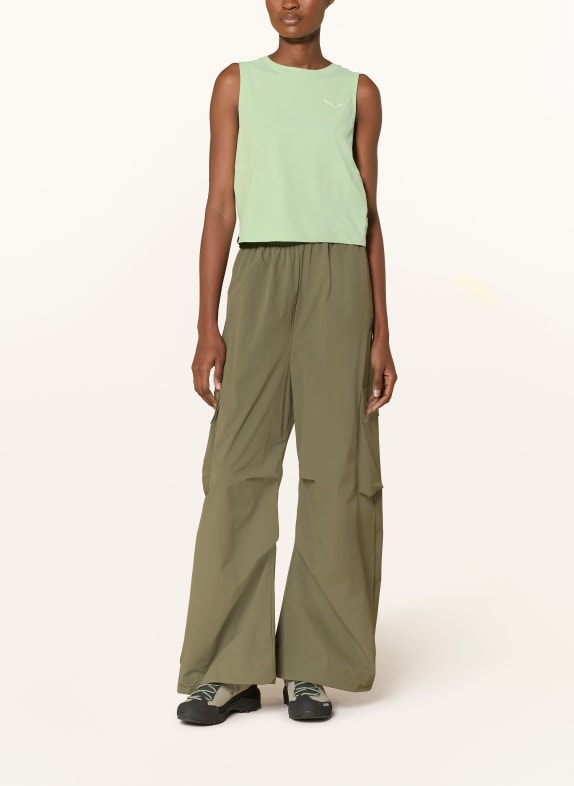 SALEWA Tanktop PEDROC DRY LIGHT LICHTGROEN
