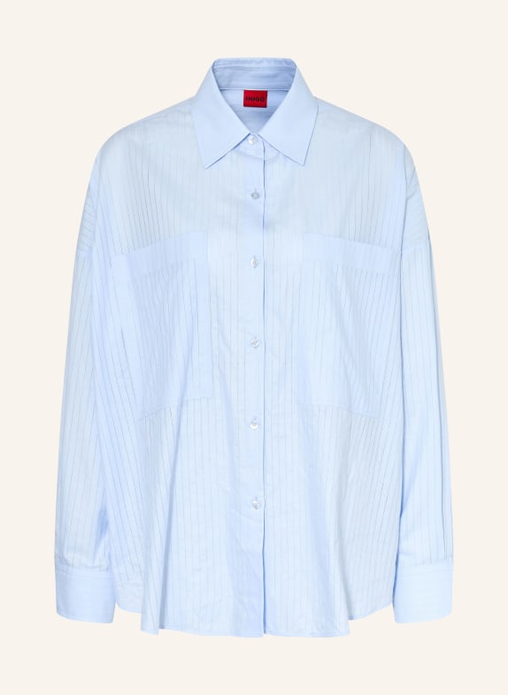 HUGO EAST Shirt Blouse LIGHT BLUE