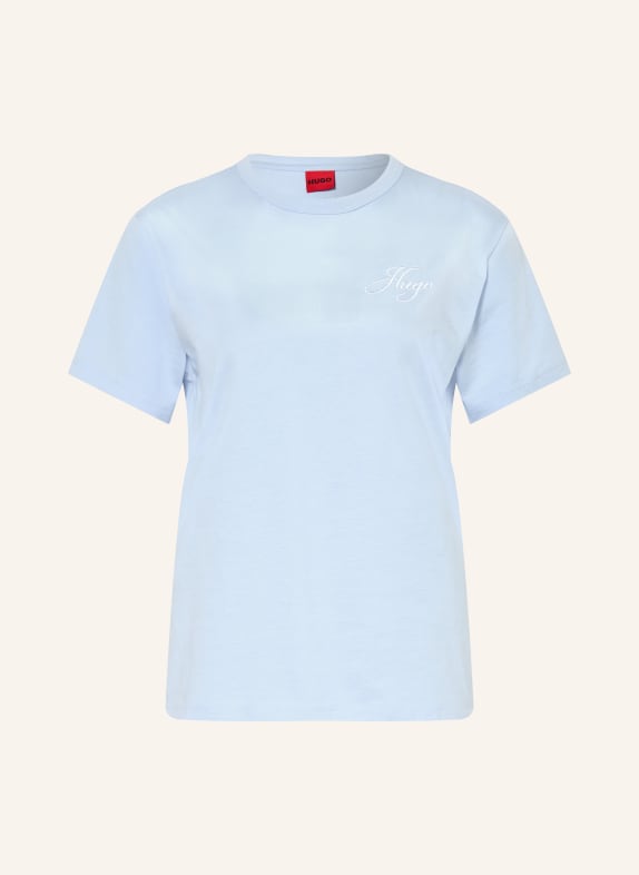 HUGO T-Shirt DAMACIA HELLBLAU