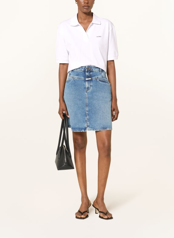 CLOSED Piqué-poloshirt WIT