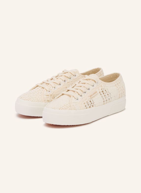 SUPERGA Tenisky 2740 PLATFORM CROCHET REŽNÁ