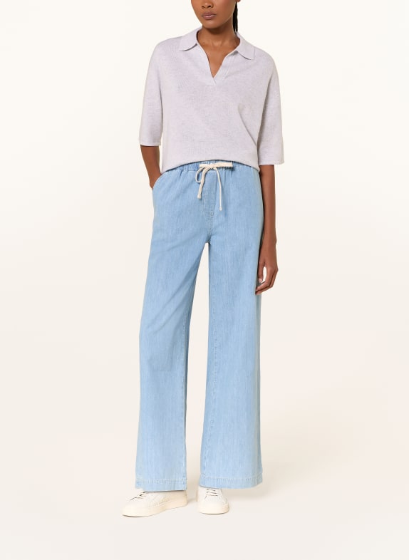 Juvia Gebreid shirt REA LICHTGRIJS