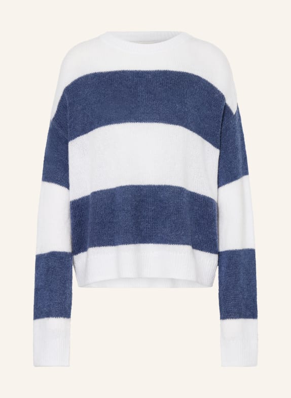 Juvia Pullover DUNKELBLAU / WEISS