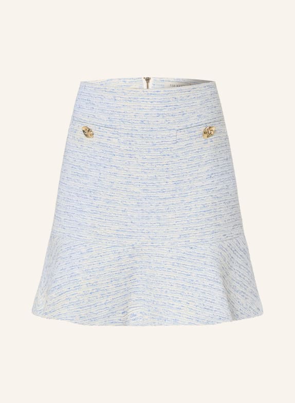 TED BAKER Boulé-Rock ACADIES mit Glitzergarn BLAU / WEISS