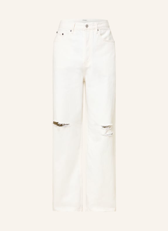 FRAME Jeans BAGGY JEAN Baggy Fit OFWD OFF WHITE DESTRUCTED