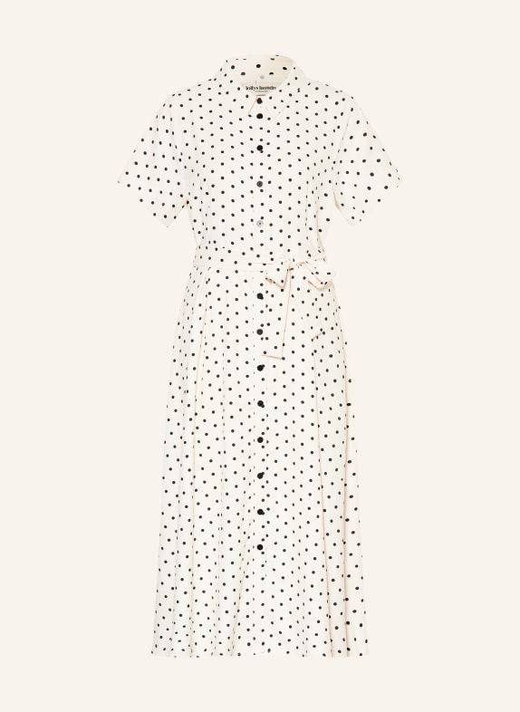 lollys laundry BLAKELL Shirt Dress ECRU / BLACK