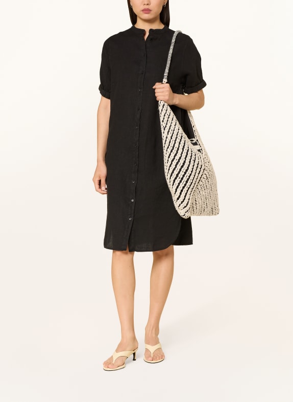 MOS MOSH Leinenkleid MMARLETH SCHWARZ