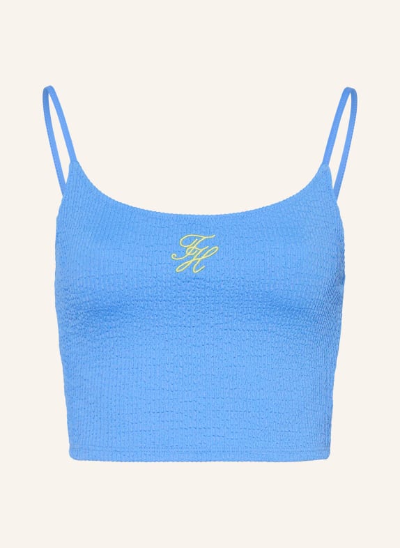TOMMY HILFIGER Bustier bikini top BLUE