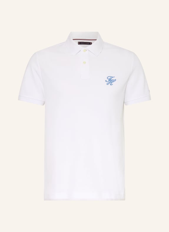 TOMMY HILFIGER Piqué-Poloshirt Regular Fit WEISS