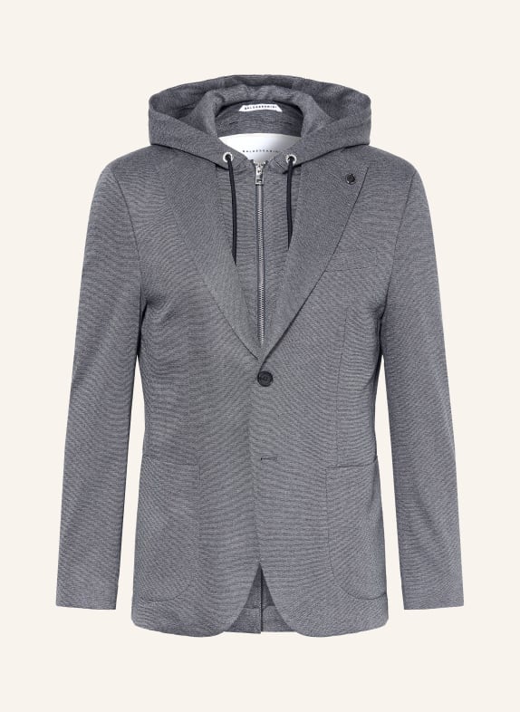 BALDESSARINI Extra Slim Fit Blazer with Removable Collar 6300 NIGHT SKY