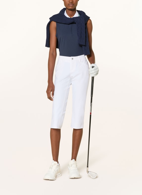 ALBERTO 3/4-golfbroek MONA-C - FX4 DRY COOLER® met sierstenen WIT