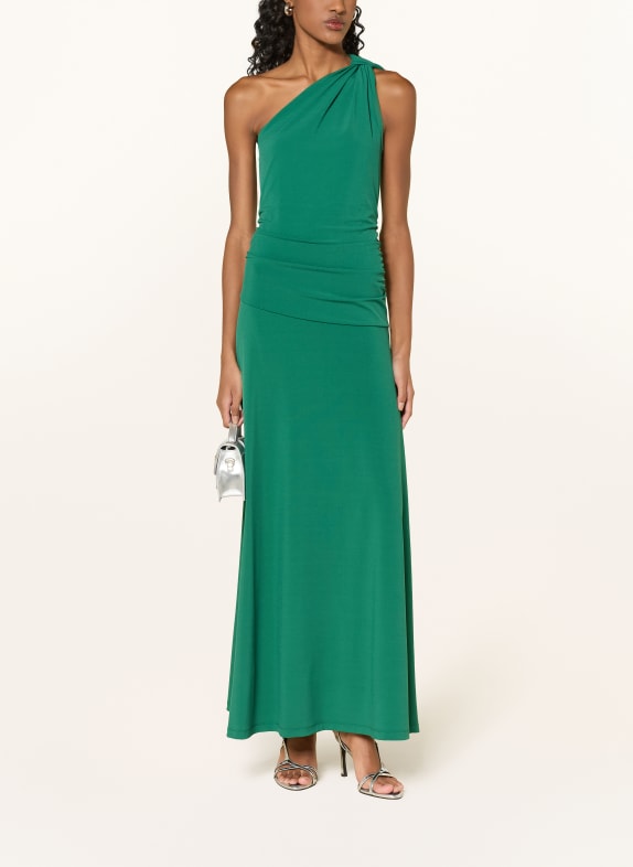 RIANI one-shoulder dress GREEN