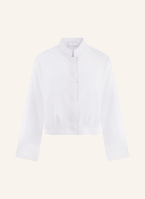 RIANI tričko s límečkem BÍLÁ