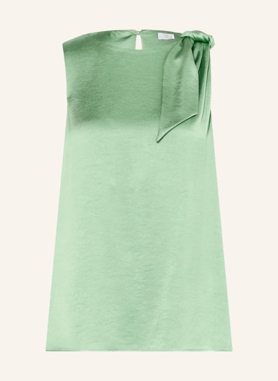 RIANI Saténový top ZELENÁ