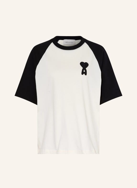 AMI PARIS tričko BÍLÁ / ČERNÁ