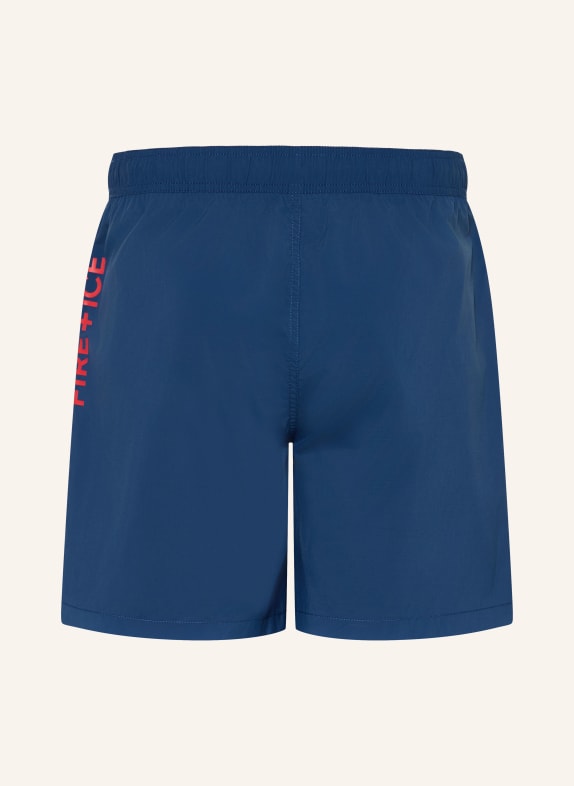 FIRE+ICE Zwemshort SORIN BLAUW / ROOD