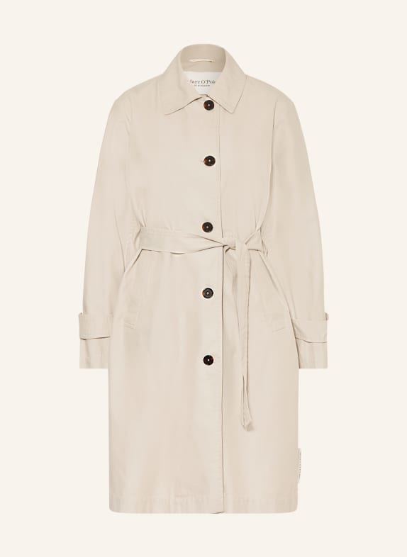 Marc O'Polo Trenchcoat SVĚTLE ŠEDÁ