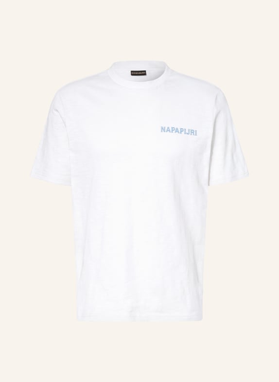 NAPAPIJRI T-Shirt ECRU / GRÜN / BLAU