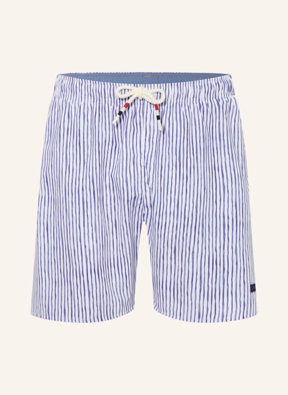 NAPAPIJRI V-ELIOR Swim Shorts BLUE / WHITE