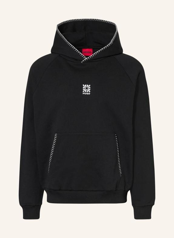 HUGO DAROHOOD Hoodie BLACK