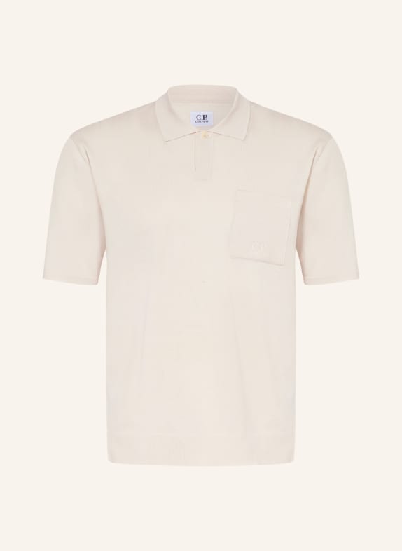 C.P. COMPANY Strick-Poloshirt CREME