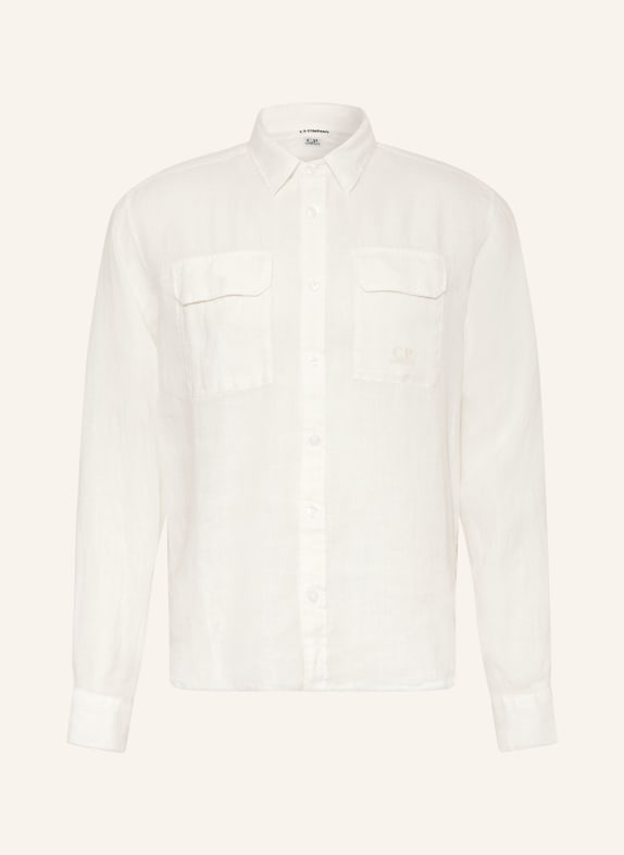 C.P. COMPANY Regular-Fit Linen Shirt WHITE