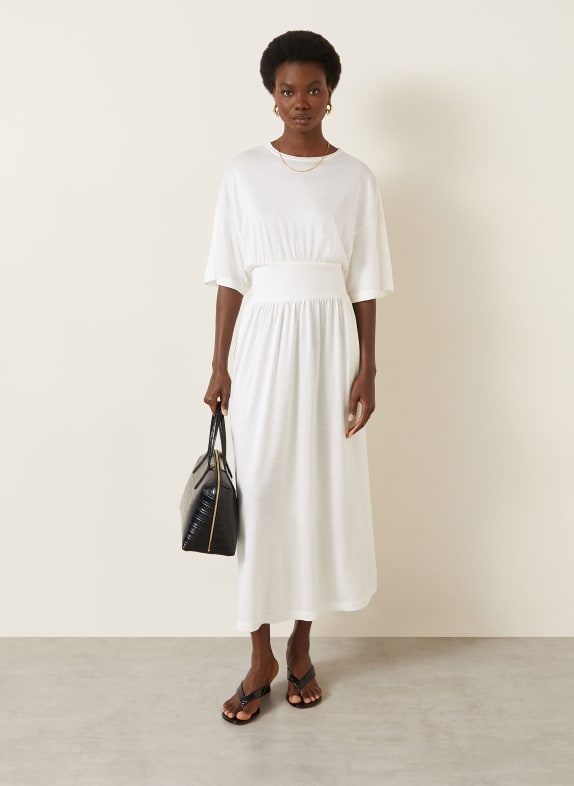 TOTEME Jerseykleid mit Seide ECRU