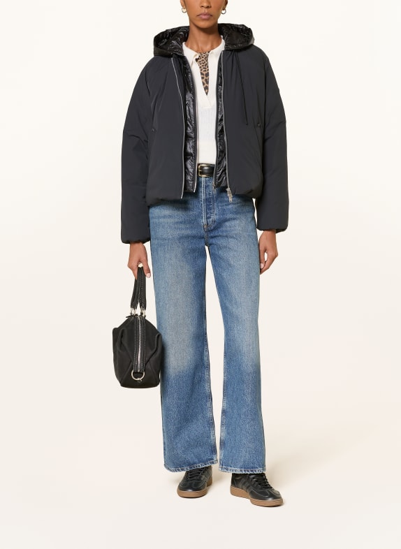 MOOSE KNUCKLES Kurtka puchowa TEGAN z odpinanym kołnierzem CZARNY