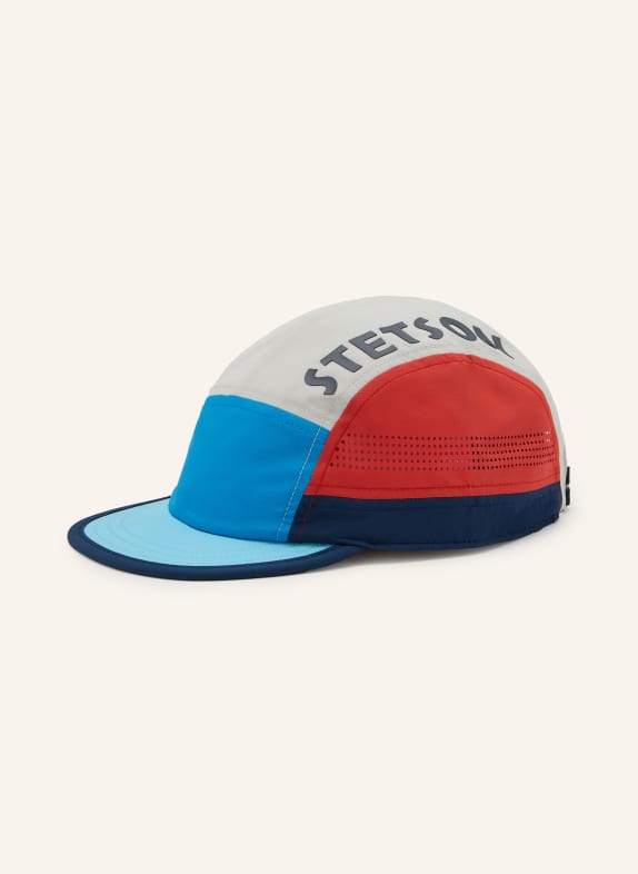 STETSON RETRO Cap BLUE / LIGHT GRAY / RED