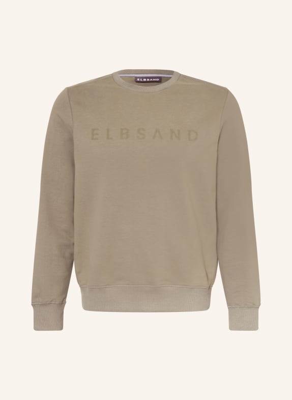 ELBSAND Sweat-shirt JARIS coupe classique OLIVE