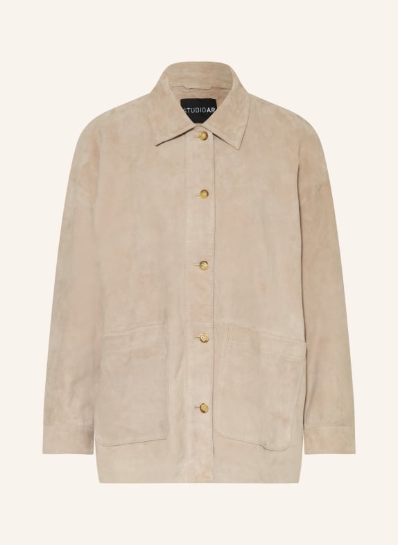 STUDIO AR Lederjacke NYNKE CREME