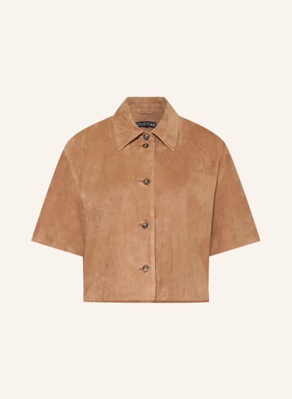 STUDIO AR Lederjacke EVELINE COGNAC