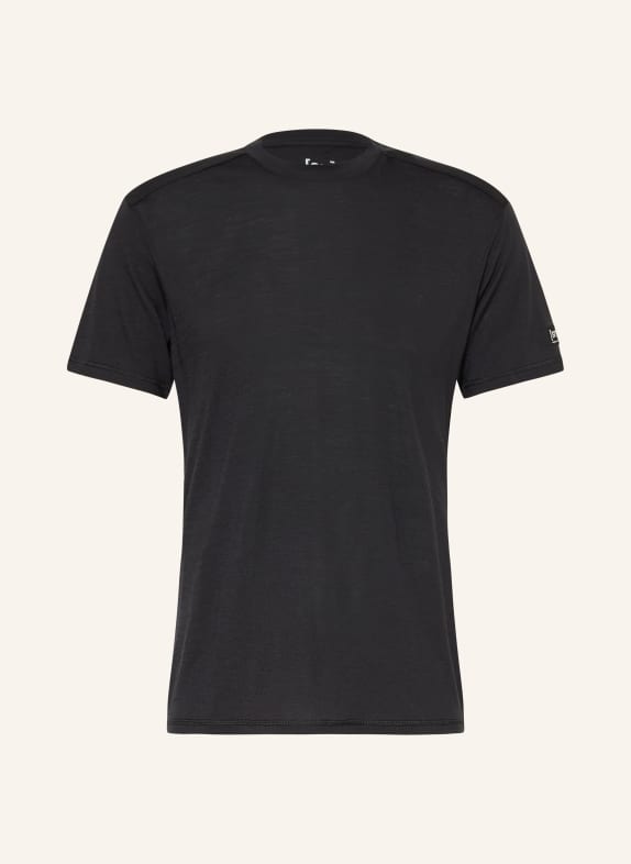 super.natural Koszulka funkcyjna ESSENTIAL z wełną merino CZARNY