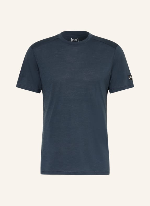 super.natural Koszulka funkcyjna ESSENTIAL z wełną merino GRANATOWY