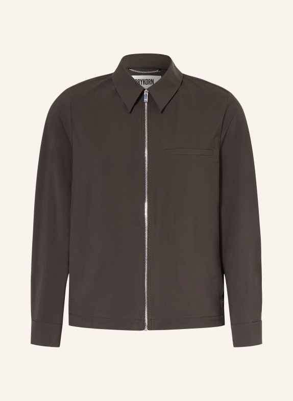 DRYKORN Veste JOTTAR MARRON FONCÉ