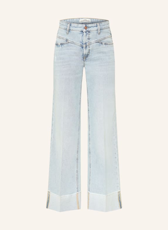 CAMBIO Wide Leg Jeans ANTONIA 5317 cross superbleached fring